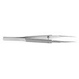 Maxbell Stainless Steel Micro Precision Tweezer Pointed Curved Straight Curved-Toothless