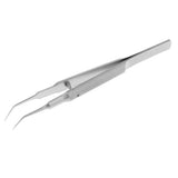 Maxbell Stainless Steel Micro Precision Tweezer Pointed Curved Straight Angle-Toothed