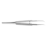 Maxbell Stainless Steel Micro Precision Tweezer Pointed Curved Straight Angle-Toothed