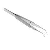Maxbell Stainless Steel Micro Precision Tweezer Pointed Curved Straight Angle-Toothed