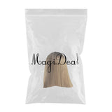 Maxbell Natural Middle Part Wig Synthetic Long Straight Hair For Woman Ombre 02