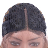 Maxbell Natural Middle Part Wig Synthetic Long Straight Hair For Woman Ombre 02