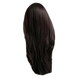 Maxbell Women Long Wave Full Wig Lace Front Curly Wig Cosplay Party Synthetic 26"