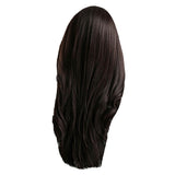 Maxbell Women Long Wave Full Wig Lace Front Curly Wig Cosplay Party Synthetic 26"