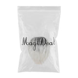 Maxbell Short Full Head Wig Beige Black Gradient Oblique Bangs Women Synthetic Wig