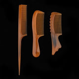 3x Anti-static Barber Hairdressing Cutting Comb Heat Resistant Detangle Comb