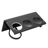 Maxbell Wall Mounted Hair Dryer Holder Rack Hanger Straightener Comb Organizer Cups