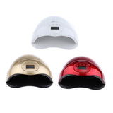 Maxbell 48W LED UV Nail Dryer Curing Lamp for Fingernail Gel Based Polish Drying EU Red