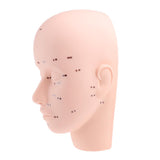 Maxbell Soft Mannequin Training Head with Acupoints Eyelash Makeup Massage Practice