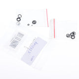 2 Sets Black O-Ring Rubber Seals Suitable for Airbrush Internal Sealing Ring AC084