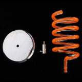 Max Free Standing Hair Dryer Holder with Heavy Base Organizer Hair Dryer Rack Orange