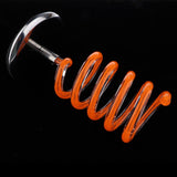 Max Free Standing Hair Dryer Holder with Heavy Base Organizer Hair Dryer Rack Orange