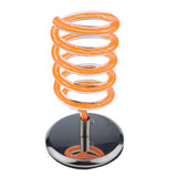 Max Free Standing Hair Dryer Holder with Heavy Base Organizer Hair Dryer Rack Orange