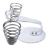 Max Table Hair Dryer Holder Rack Hair Straightener Combs Organizer Hanger Cup White