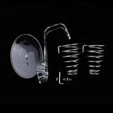 Max Table Hair Dryer Holder Rack Hair Straightener Combs Organizer Hanger Cup White