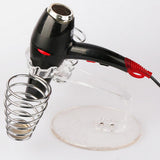 Max Table Hair Dryer Holder Rack Hair Straightener Combs Organizer Hanger Cup White