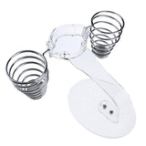 Max Table Hair Dryer Holder Rack Hair Straightener Combs Organizer Hanger Cup White