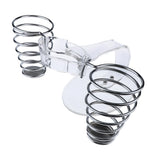Max Table Hair Dryer Holder Rack Hair Straightener Combs Organizer Hanger Cup White