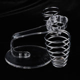 Max Table Hair Dryer Holder Rack Hair Straightener Combs Organizer Hanger Cup White