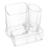 Maxbell Acrylic Clear Cosmetic Makeup Brush Holder Nail Pens Oils Lipstick Lip Gloss Organizer