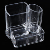 Maxbell Acrylic Clear Cosmetic Makeup Brush Holder Nail Pens Oils Lipstick Lip Gloss Organizer