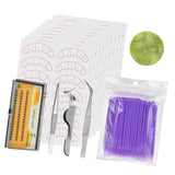 Max Maxb 124x Eyelash Extension Tool Set Eyelashes Grafing Applicator Mixed Purple