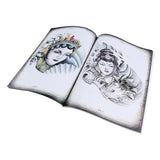 Peking Opera Mask & Dragon & Snake & Flowers Tattoos Books, Body Art Tattoo Supplies A4 70 Pages