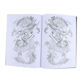 Max Oriental Body Art Tattoo Flash Dragon Reference Pattern Manuscripts Book