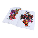 Max 108 Pages European Style Body Art Tattoo Flash Designs Tattoo Reference Book