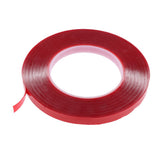 Max 2 Rolls Red Tape Heat Resistant Strong Double Sided Adhesive Sticker 10mx1cm