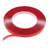 Max 2 Rolls Red Tape Heat Resistant Strong Double Sided Adhesive Sticker 10mx1cm