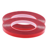 Max 2 Rolls Red Tape Heat Resistant Strong Double Sided Adhesive Sticker 10mx1cm
