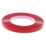 Max 2 Rolls Red Tape Heat Resistant Strong Double Sided Adhesive Sticker 10mx1cm