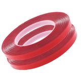 Max 2 Rolls Red Tape Heat Resistant Strong Double Sided Adhesive Sticker 10mx1cm