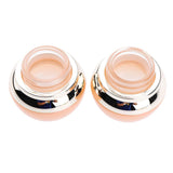 Max Maxb 2pcs Empty Glass Makeup Pot Container Face Cream Jars Bottle Case for Travel 25g