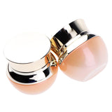 Max Maxb 2pcs Empty Glass Makeup Pot Container Face Cream Jars Bottle Case for Travel 25g