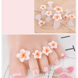 Maxbell 8pcs Silicone Finger Toe Separators Spacers Pedicure Manicure Nail Art 01
