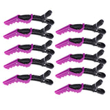 Maxbell 10 Pieces Salon Hair Clips Barber Hairdressing Sectioning Clamps Hairpins Purple - Aladdin Shoppers