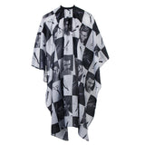 Max Waterproof Hair Cutting Shampoo Cape Salon Hairdressing Gown Cloth Black