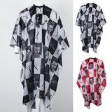 Max Waterproof Hair Cutting Shampoo Cape Salon Hairdressing Gown Cloth Black