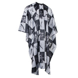 Max Waterproof Hair Cutting Shampoo Cape Salon Hairdressing Gown Cloth Black