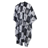 Max Waterproof Hair Cutting Shampoo Cape Salon Hairdressing Gown Cloth Black