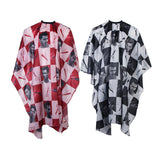 Max Waterproof Hair Cutting Shampoo Cape Salon Hairdressing Gown Cloth Black