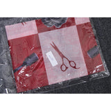 Max Waterproof Hair Cutting Shampoo Cape Salon Hairdressing Gown Cloth Red