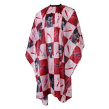 Max Waterproof Hair Cutting Shampoo Cape Salon Hairdressing Gown Cloth Red