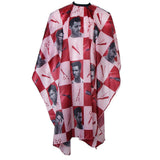 Max Waterproof Hair Cutting Shampoo Cape Salon Hairdressing Gown Cloth Red