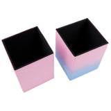 Max PU Leather Retangle Makeup Brushes Holder Pencil Storage Organier Case Gradient