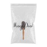 Max Maxb Round Anti-Static Wooden Barrel Hairbrush for Blow Drying Styling Curling Middle
