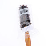 Max Maxb Round Anti-Static Wooden Barrel Hairbrush for Blow Drying Styling Curling Large