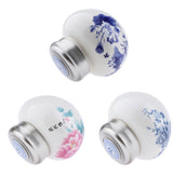 Max Maxb Leakproof Empty Ceramic Loose Powder Makeup Case Tea Tin Pot Container Lotus